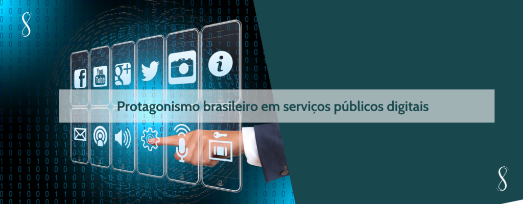 Diversos símbolos da internet fazendo referência ao regimento digital e ao protagonismo brasileiro